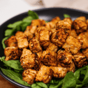 Air Fryer Tempeh with Mango Marinade