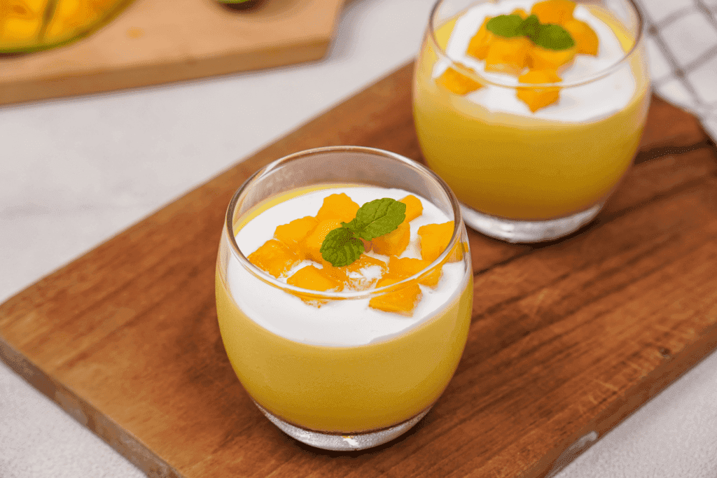 mango pudding 