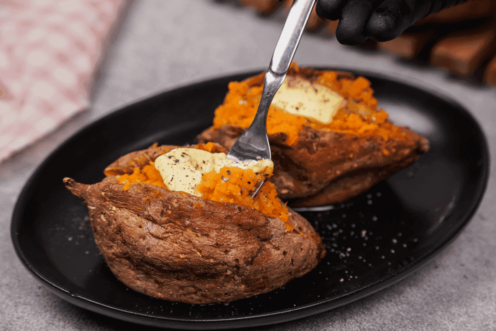 Microwave Sweet Potato