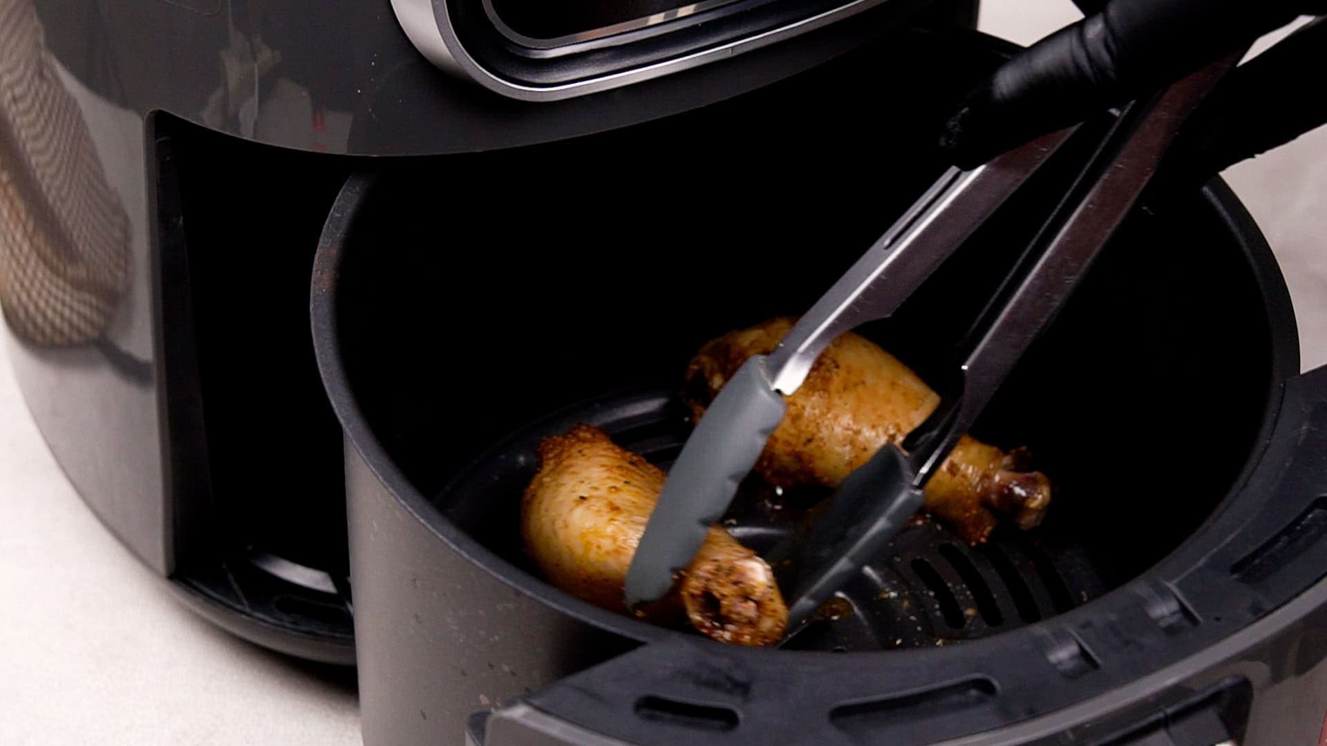 Then, flip each drumstick over and cook for another 10 minutes.