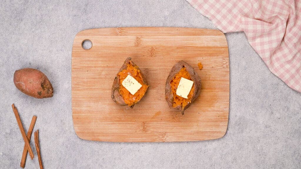 Microwave Sweet Potato