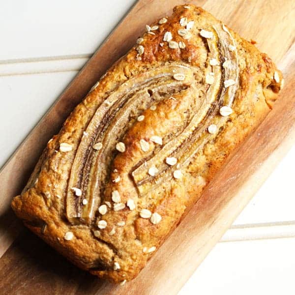healthy banana bread