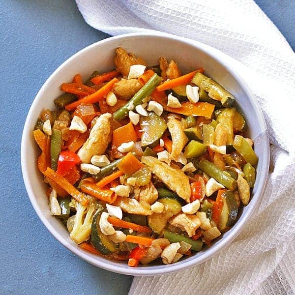 chicken cashew stir fry