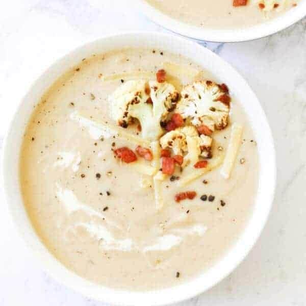 Cauliflower and Bacon Soup