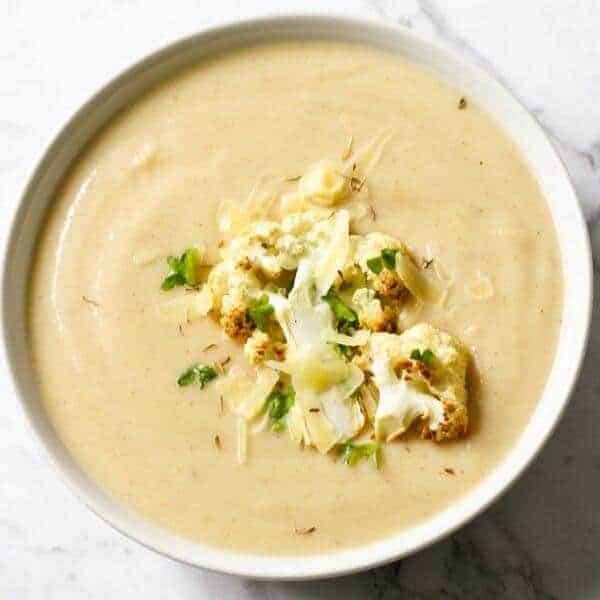 Roasted Cauliflower Soup