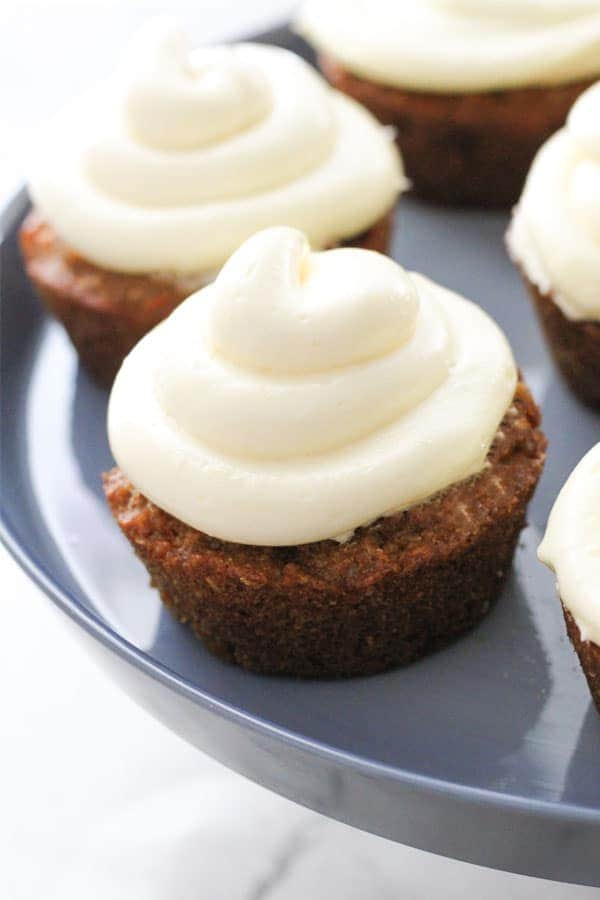 cupcakes on a cake stand.