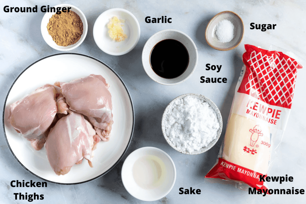 ingredients for the recipe