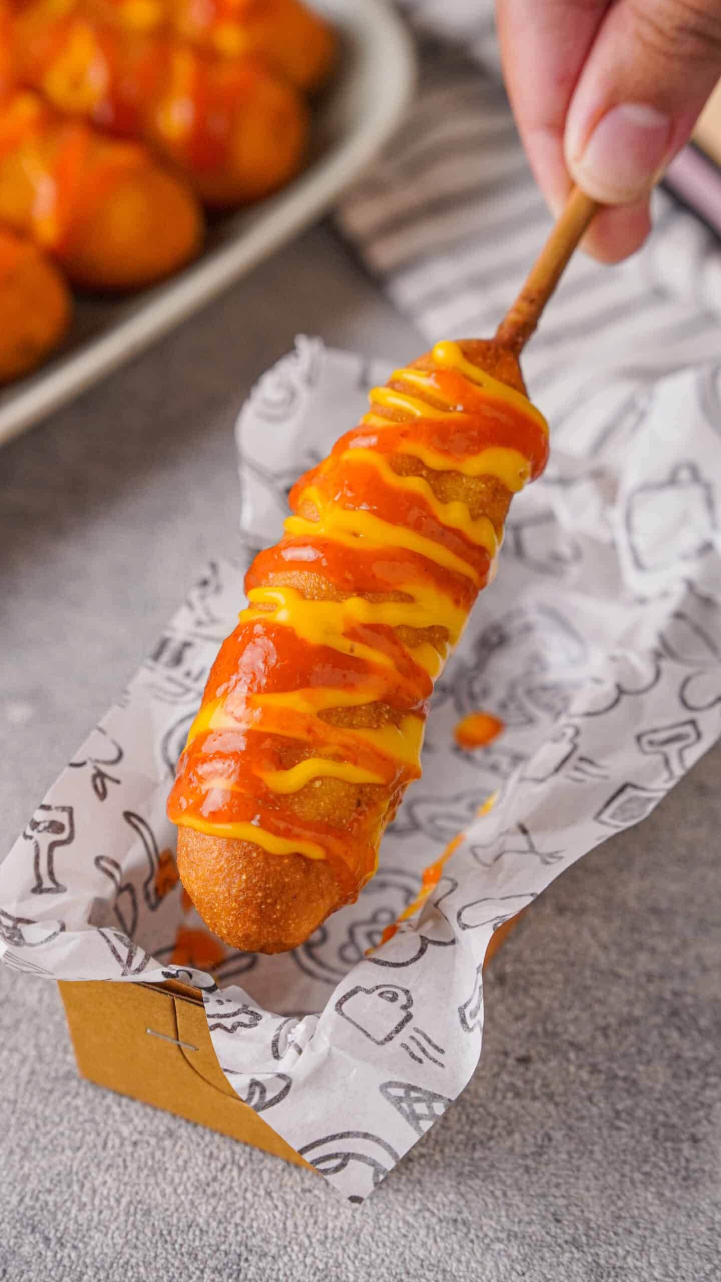 Air Fryer Corn Dogs