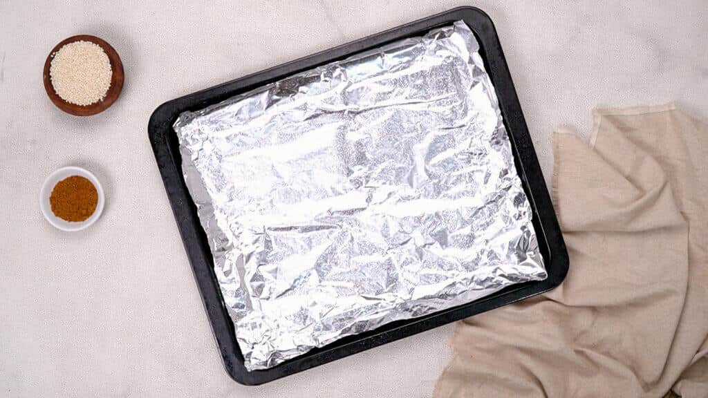 foil wrap for the fish