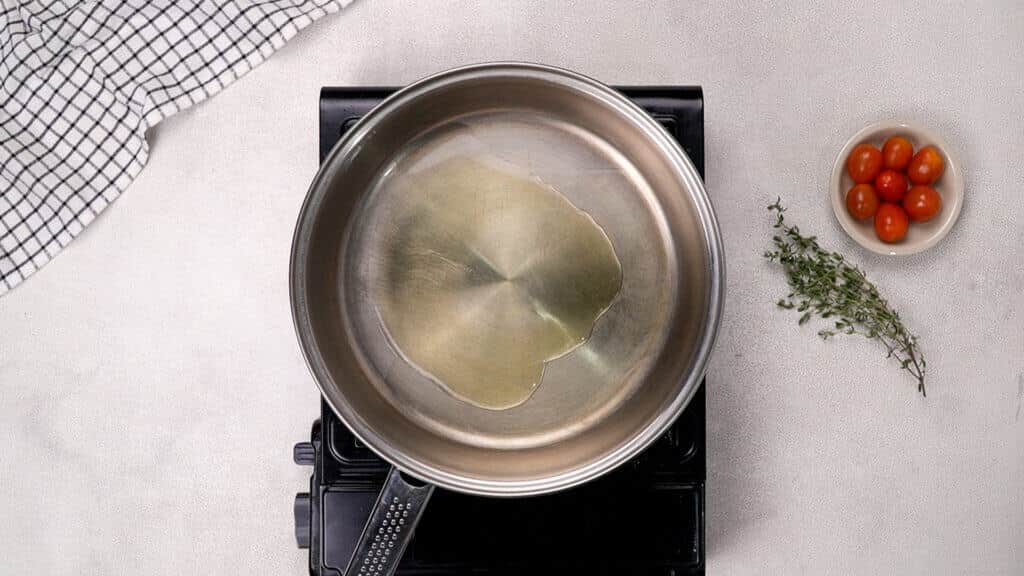 Heat the olive oil